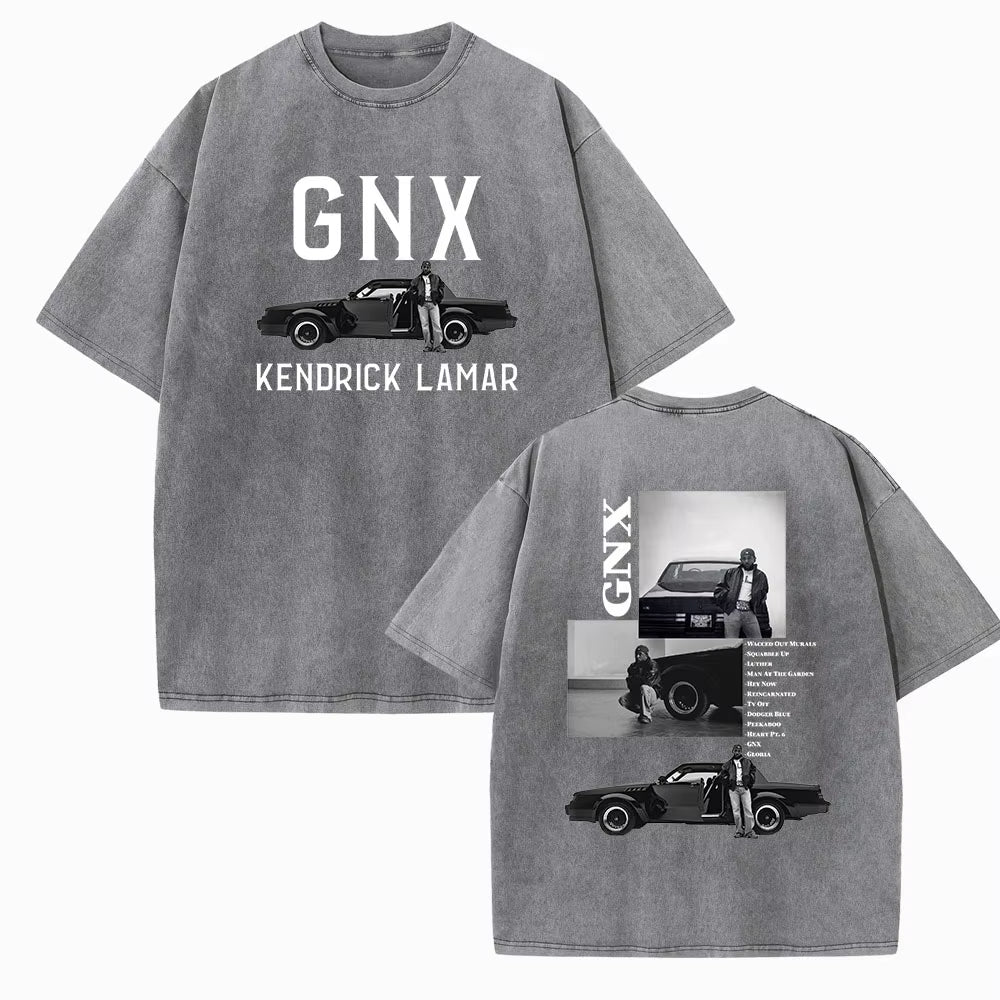 Kendrick Lamar GNX Tour Vintage O-Neck Cotton T-Shirts for Men and Women - Perfect Gift Top!