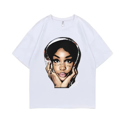 SZA Hip Hop Oversized T-Shirt - Stylish Vintage Streetwear for Men & Women, Perfect for Summer!