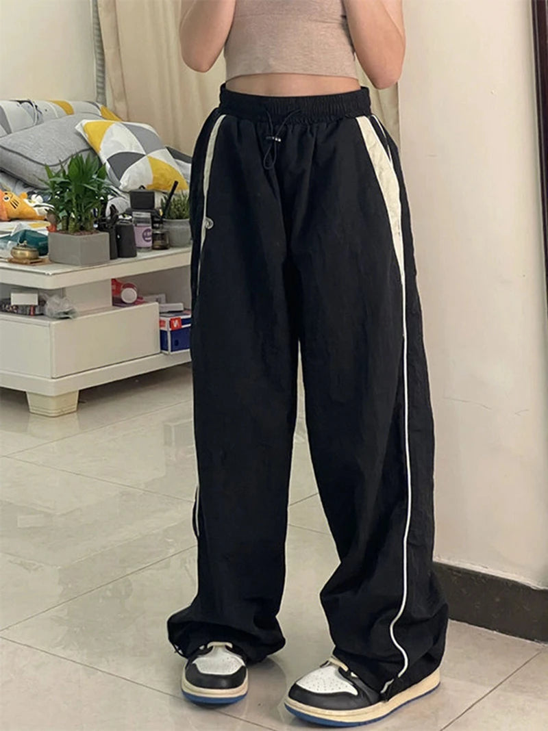 Chic Y2K Wide Leg Cargo Pants: Your New Go-To for Casual Street Style! 🖤✨ #VintageVibes #StreetwearFashion