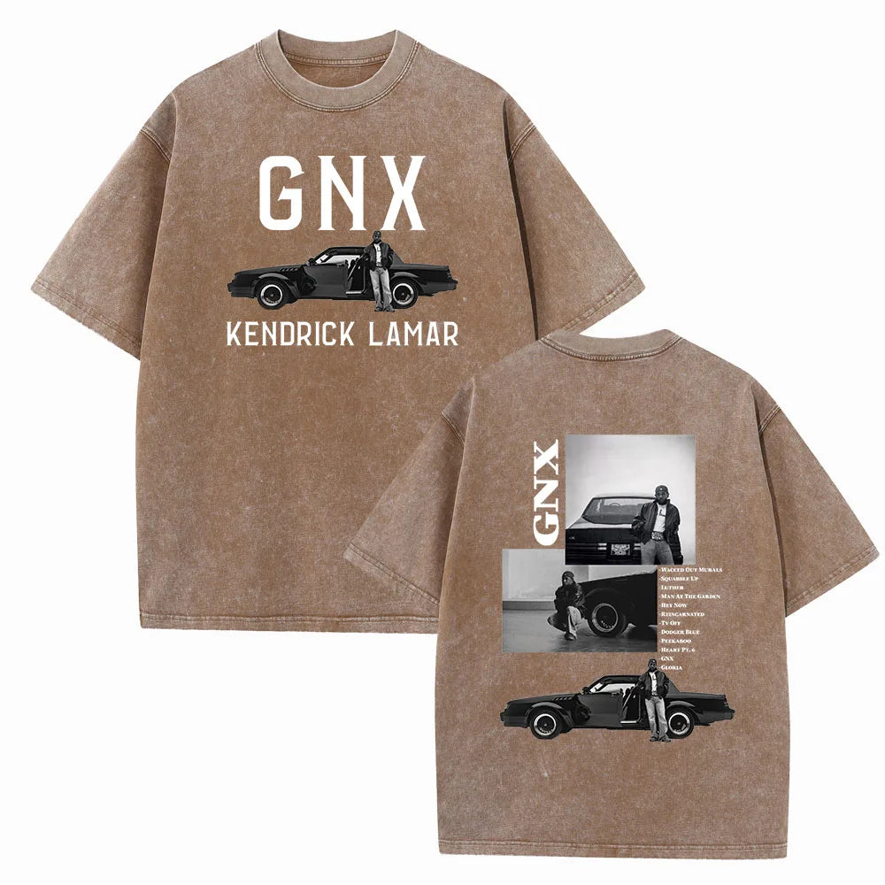 Kendrick Lamar GNX Tour Vintage O-Neck Cotton T-Shirts for Men and Women - Perfect Gift Top!