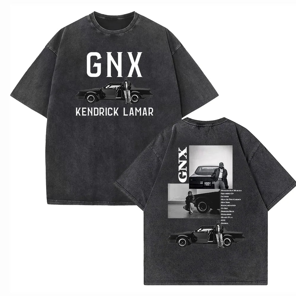 Kendrick Lamar GNX Tour Vintage O-Neck Cotton T-Shirts for Men and Women - Perfect Gift Top!